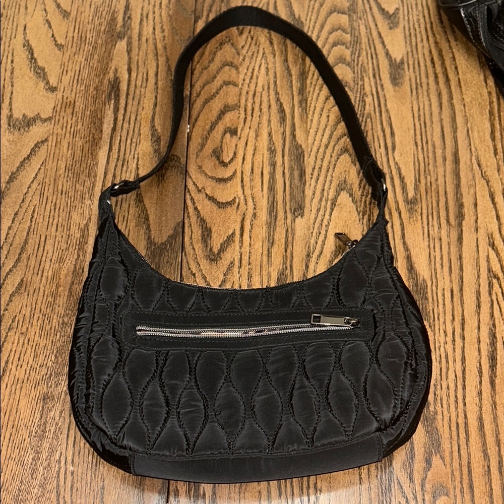 Black Quilted Shoulder Bag